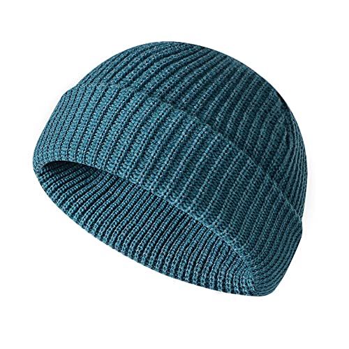 Gorro de hombre y mujer reflectante de punto gorras unisex de alta visibilidad gorro Trawler Watch Cap Ciclismo Running Senderismo Pechee Sombrero de cráneo de trabajo de seguridad marina amarillo