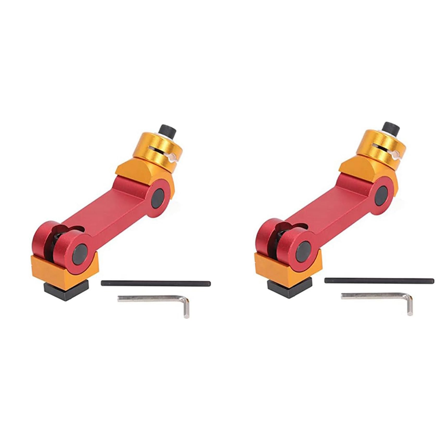 Jnchdghwa As Shown 2X Adjustable Milling Vise Stop, Cnc Mill Work Stop Part Locator Milling Machine Positioner, Work Stop Tool Part