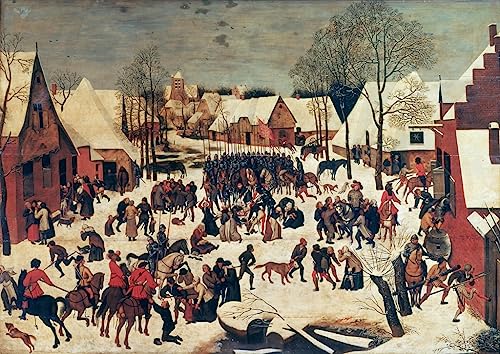 Toile Pieter Brueghel le Jeune Le des Innocents deco grand format