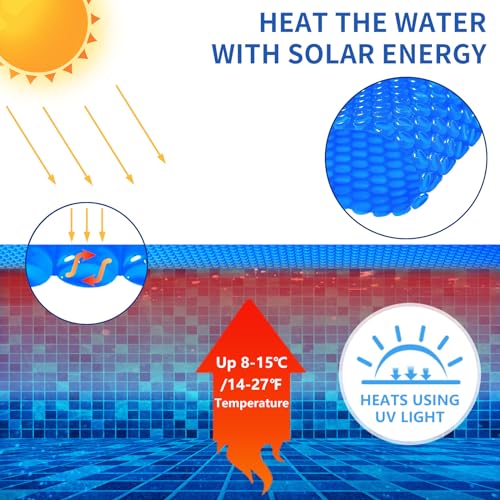 Evoio 12X32FT SOLAR COVER Pool Covers, 12 X 32 Foot Solar Pool Blankets thumb #3