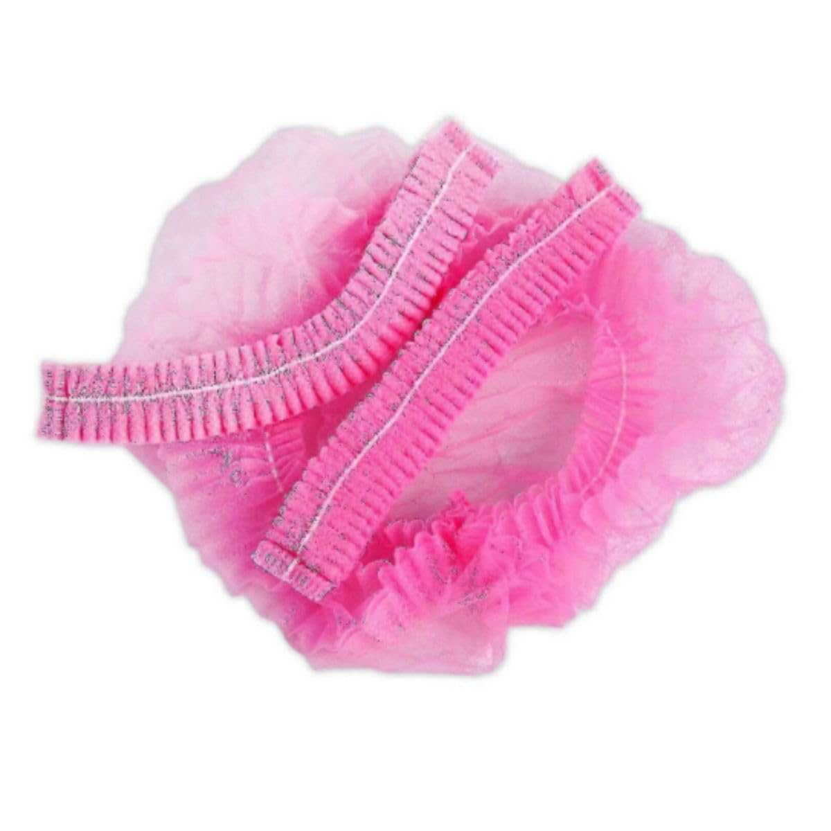 Mediprotec® | Charlotte Jetable Rose | Lot de 500 Charlottes Cheveux Polypropylène Non Tissé | Diamètre 48 cm | Médical, Soins, Bien être | Octobre Rose