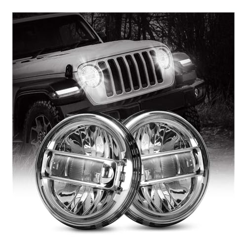 Feux 7 LED ronces avec DRL puissant pour Hummer et Uaz Hunter - 2