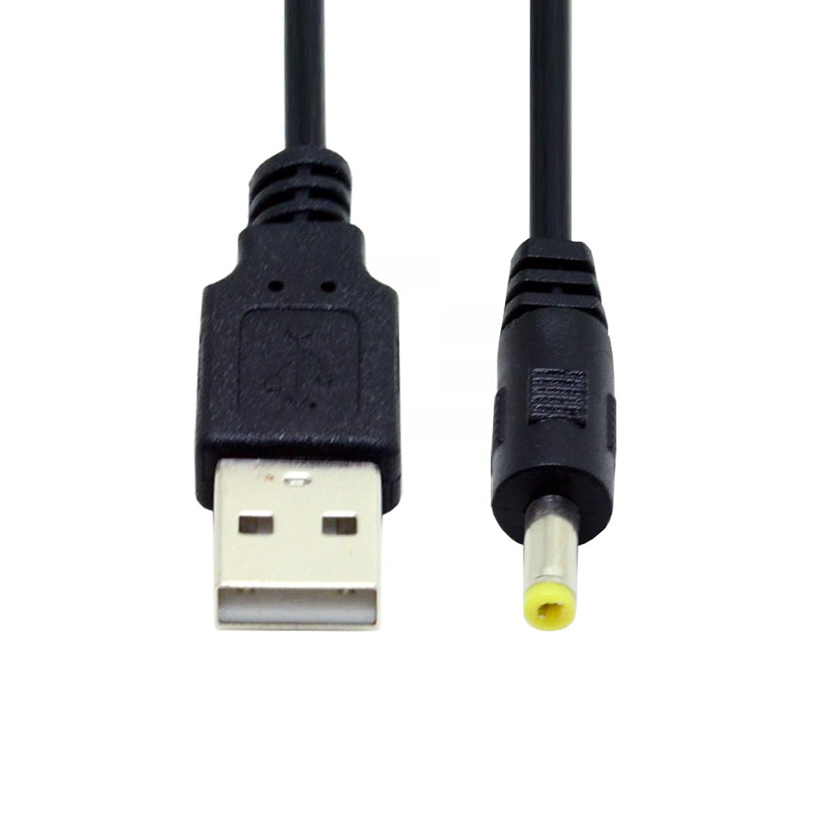 Chenyang 電源USB - DC 4.0x1.7mmケーブル USB 2.0 タイプA オス - DC 5V 4.0x1.7mm 電源ラウンドプラグケーブル 24AWG