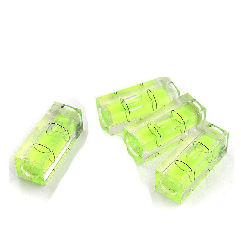 zalati Spirit Level 10pcs Square Bubble Level Mini for Instrument Balance - 15 * 15 * 40