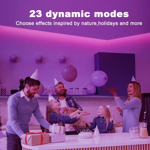 Dalattin A-C50723124 Led Lights For Bedroom 200Ft, Smart Led Strip Lights With App Control Remote, Rgb Led Light Strips, 24V Led Strip Lights For Room Decoration Party thumb #1