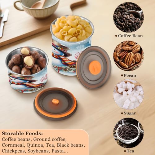 Envase hermético de acero inoxidable para café 500 ml miniatura 5