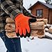 G & F 1528XXL GripMaster Cold Weather Outdoor Work Gloves, Winter Driving Gloves, Micro-Foam Latex Double Coated, heavy Duty, XXLarge, 1 Pair