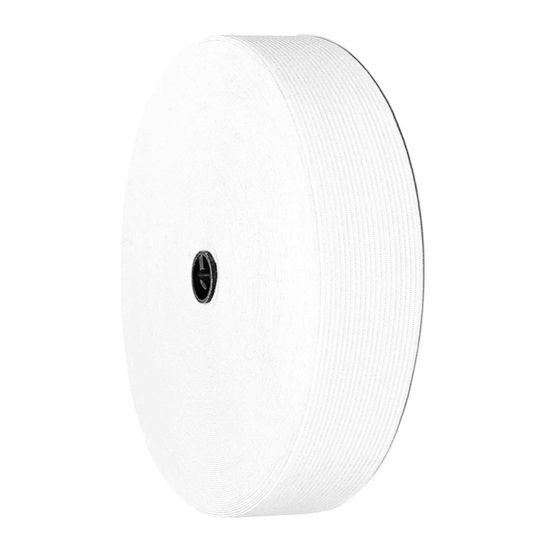 25 metri/nastro elastico per cucire, scegliere colore e spessore, gomma elastica da cucire, elastico per abbigliamento e artigianato, elastico da cucito, bianco o nero (bianco, 45 mm)