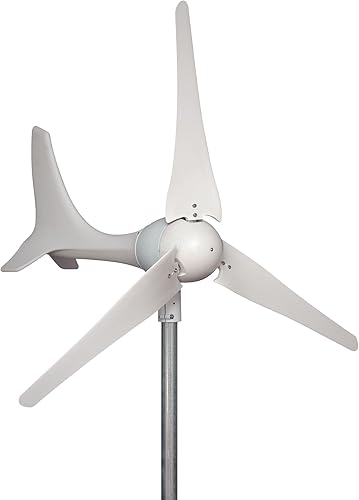 WINDMILL turbina eólica con kit para generación de energía 600 watts, (12V / 24V) (50A / 25A). Controlador de carga MPPT incluido (Indicador de