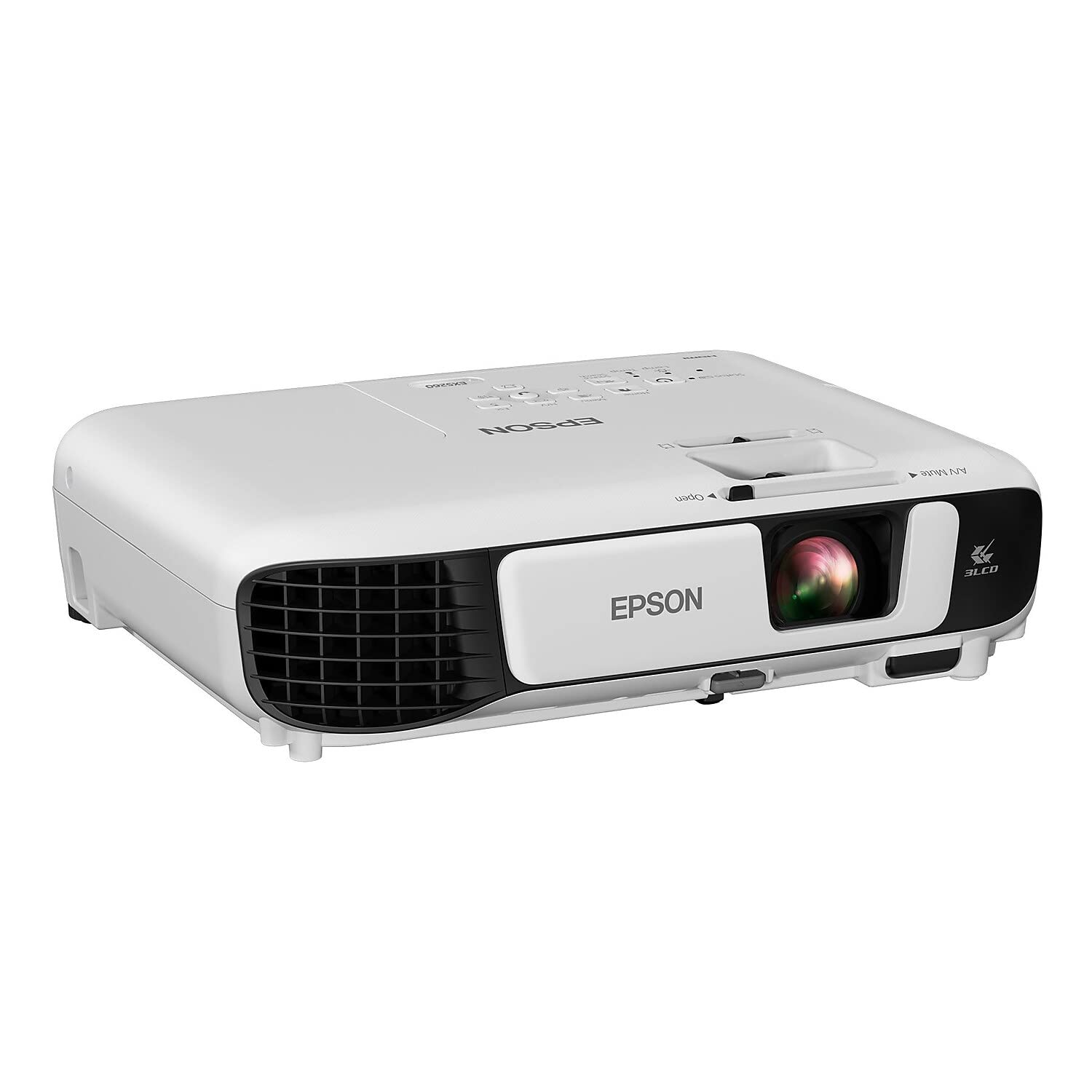 Epson EX5260 XGA 3,600 lumens color brightness (color light output) 3,600 lumens white brightness (white light output) wireless HDMI 3LCD projector
