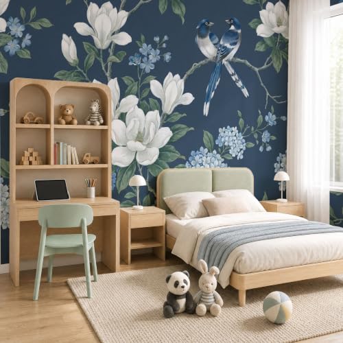 Décoration murale luxe fleur tropicale peinte intissé WunM Studio - 2