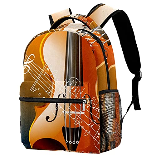 Sac à dos violon pour l'école et les cours de musique des filles et garçons