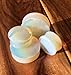 Lobal Domination PAIR of Stunnning Opalite Opalescent Stone Moonstone Plugs - Gauges - Body Jewelry - up to 38mm available! (6g (4mm))