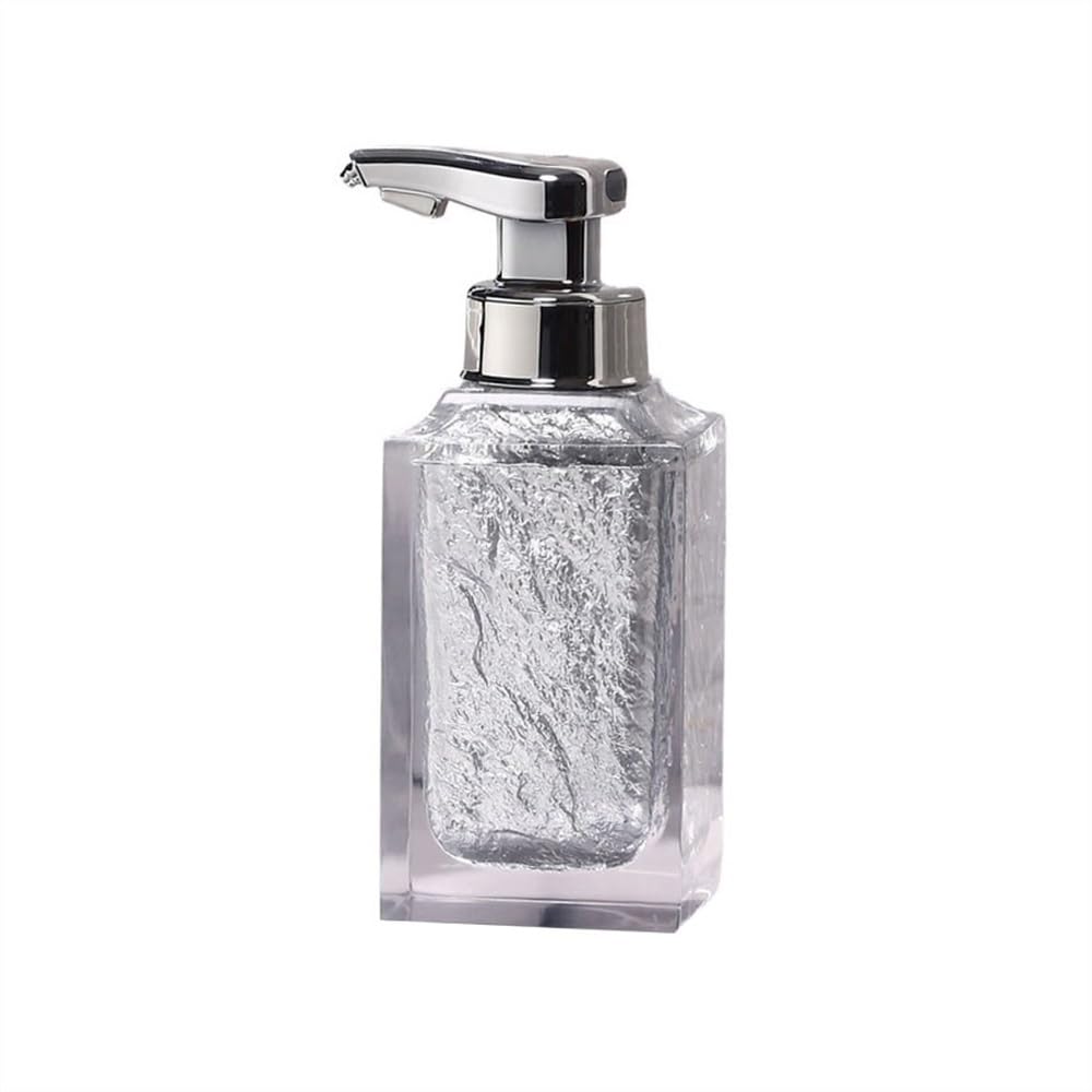 Dispensador de jabón Botella dispensadora de jabón con Sensor automático sin Contacto, Gran Capacidad, 500 ml, Lujo, eléctrica(Silver)