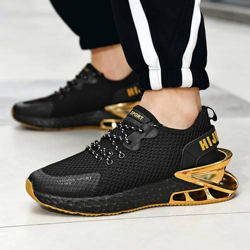 GSIGUL Mens Running Shoes Sports Athletic Fashion Sneakers Lightweight Breathable Mesh Tennis Walking Shoes4