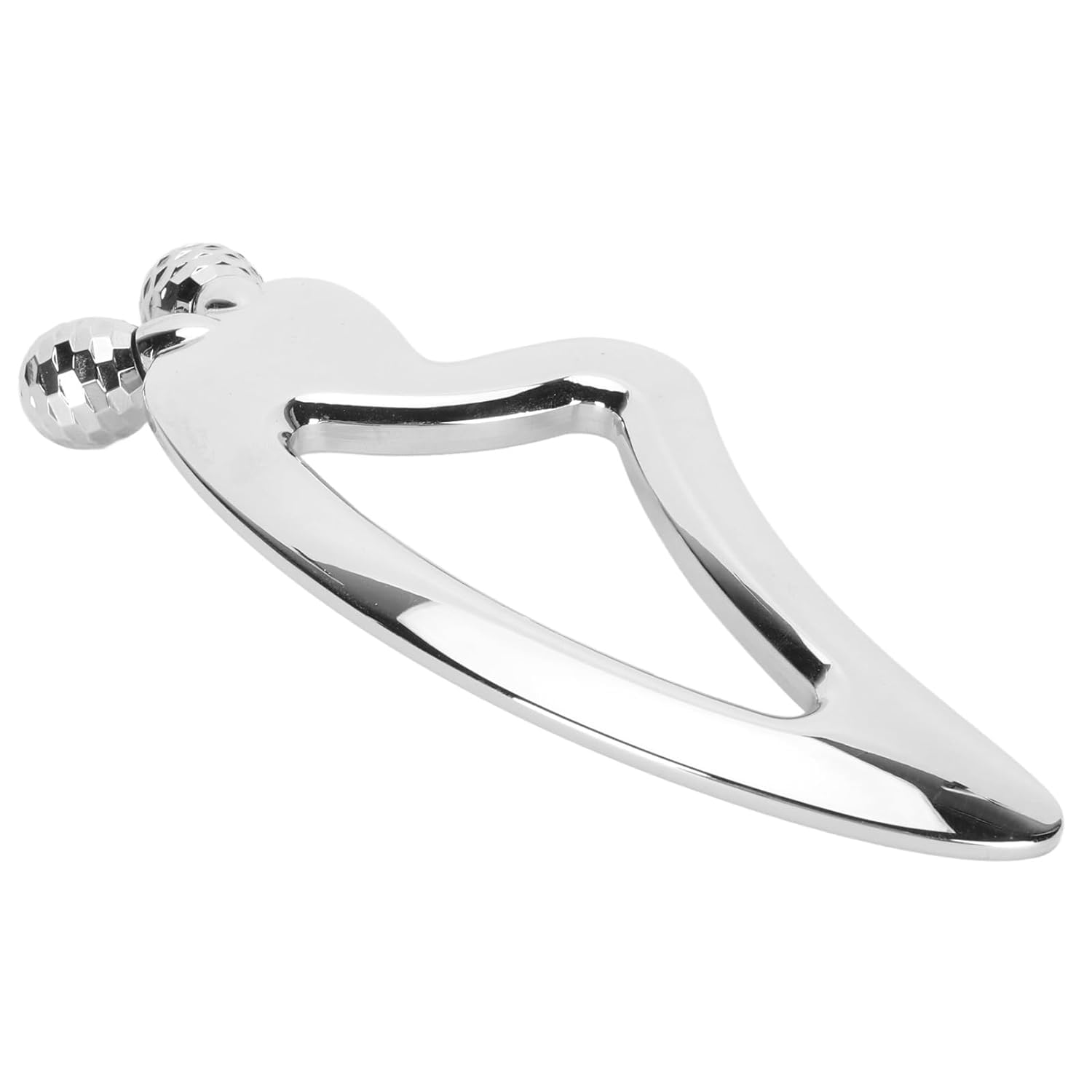Kratzbrett Metall-Schabeplatte, Roller, Gesichtsschabbrett, Gesichtshaut, Gua-Sha-Brett, Gesichtsformung, manuelle Hebe- und Straffungsschabplatte Massagewerkzeuge