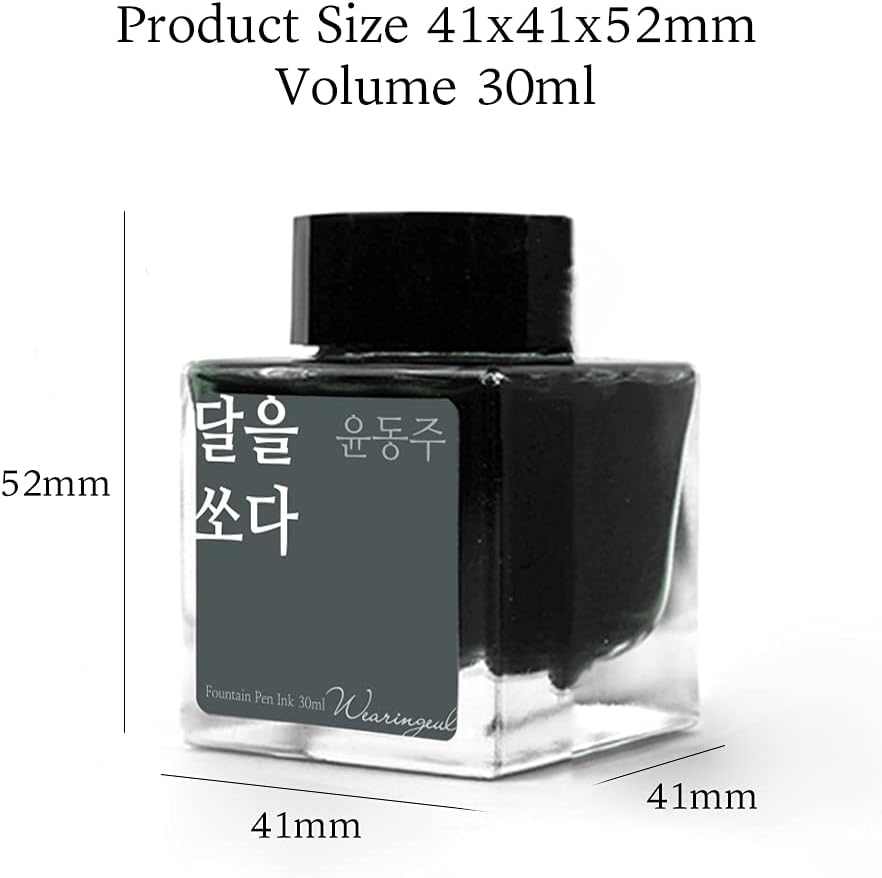 Shoot The Moon_Yun Dong Ju Poet Literary Fountain Pen Ink Bottled Ink_Dip Pen Writing Instrument Calligraphy Drawing