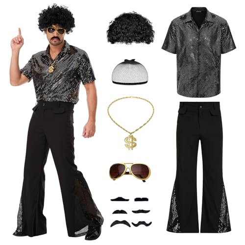 Costume disco homme années 70 tenue complète pour réussir votre soirée rétro