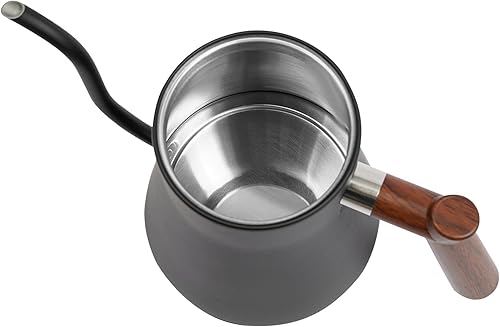 Miniatura 9 de Gooseneck Electric Kettle, 1 Temperature Control, Stainless Steel Inner, Quick Heating, Keep Warm Function & LED Display, for Pour Over Coffee, Brew