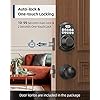 TEEHO Fingerprint Door Lock Set Keyless Entry Door Lock with Handle - Door Knob with Keypad Deadbolt - Smart Locks for Front Door - Auto Lock - No Need App - Easy Installation - Oil-Rubbed Bronze - Image 5
