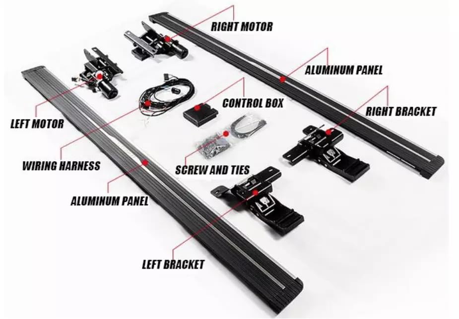 Estribo eléctrico de aluminio para Dodge Durango 2018-2025 miniatura 3