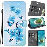YKTO Funda para Infinix Hot 9 Play Carcasa Wallet Phone Cover Case Mariposas Azules,Plegable,Funda de Piel con Cierre magnético,función de Soporte y Ranuras para Tarjetas para Infinix Hot 9 Play YKTO Funda para Infinix Hot 9 Play Carcasa Wallet Phone Cover Case Mariposas Azules,Plegable,Funda de Piel con Cierre magnético,función de Soporte y Ranuras para Tarjetas para Infinix Hot 9 Play