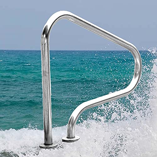 Barandilla para piscina de acero inoxidable 80x80 cm