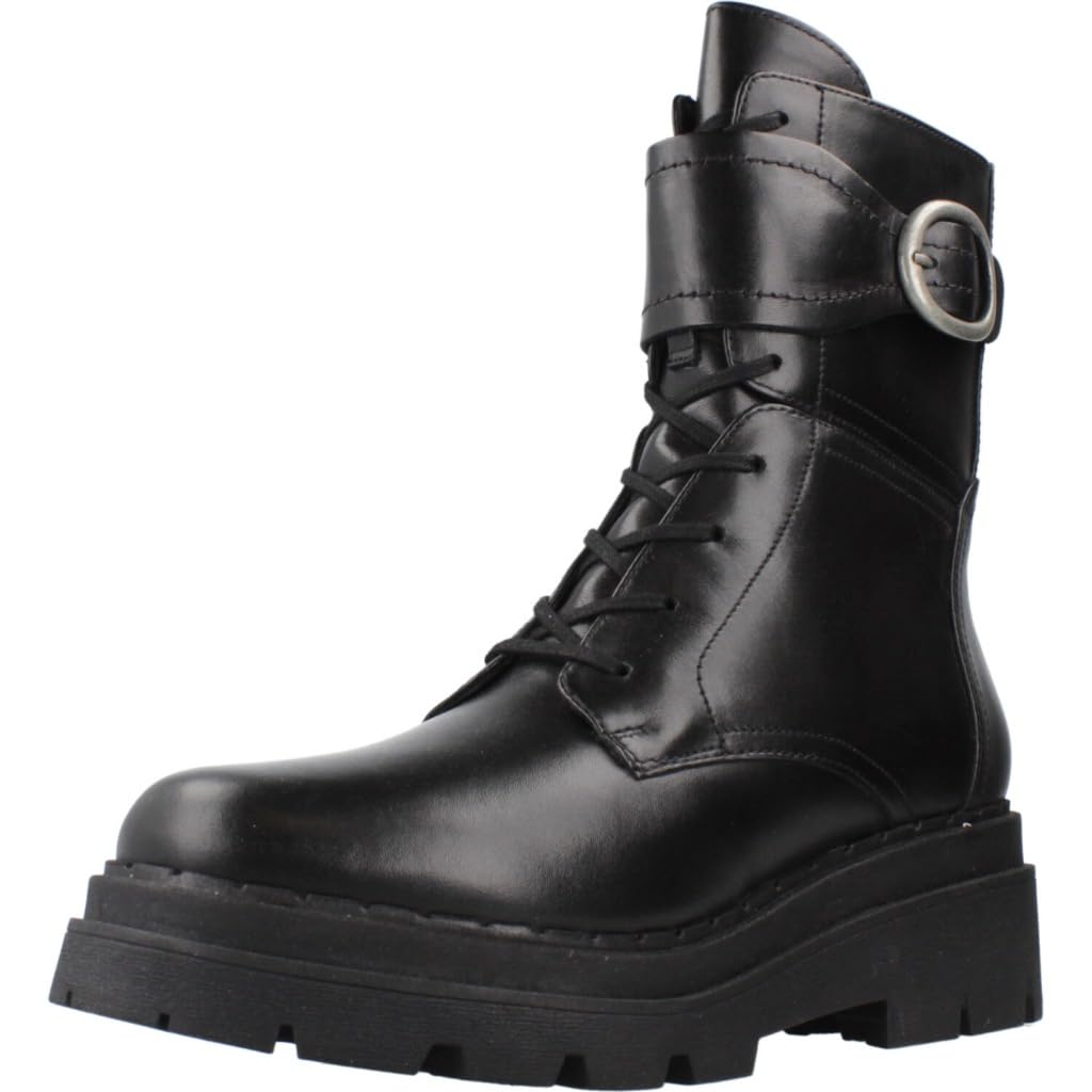 Geox Women's D Felleny I Ankle Boot, black, 7 UK