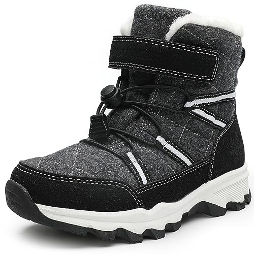Visionreast Bottines Neige Enfants Noires 39