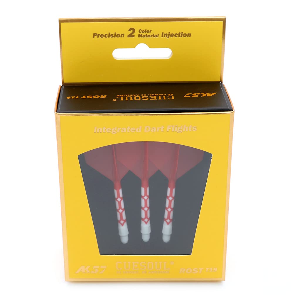 CUESOUL ROST T19 Integrated Dart Shaft and Flights Big Wing Shape,Set of 3 โ image 1