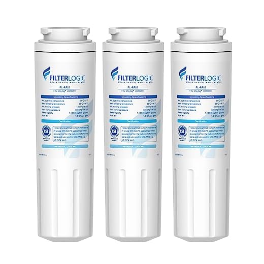 Filterlogic Refrigerator Water Filter, Pack of 3