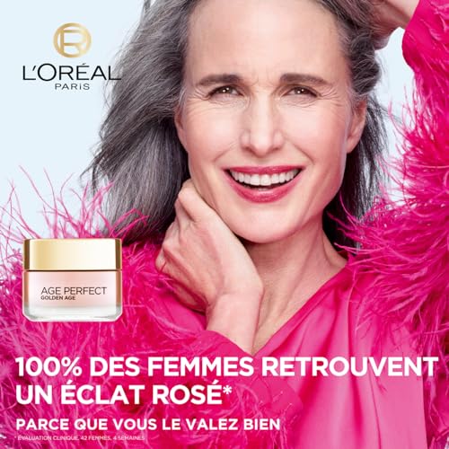Routine 'oréal Paris Age Perfect Golden Age Sérum Correcteur Taches Brunes 30ml & Soin Jour Rosé Re Fortifiant 50ml - vue 6