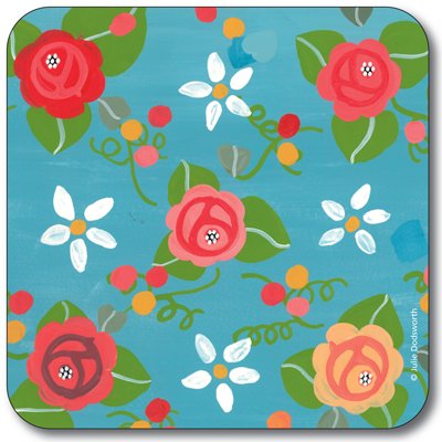 Julie Dodsworth - Set di 6 sottobicchieri - Stampa...