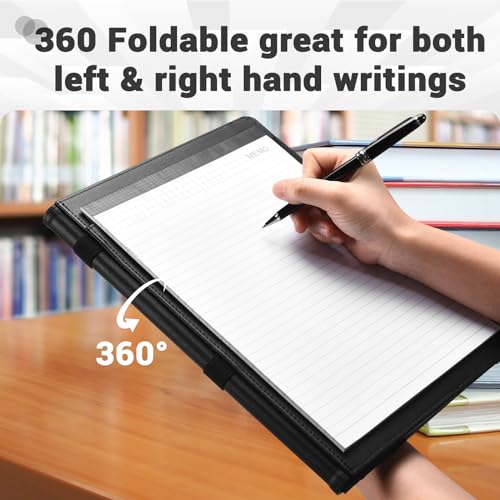 Image of Padfolio with Clipboard Pacific Mailer Clipboard Notebook Resume Portfolio Folder Legal Document Organizer Legal Pad Holder for Interview School Business Office Conference