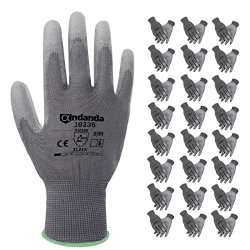 ANDANDA Gants de Travail 10336 12 Paires L Cover