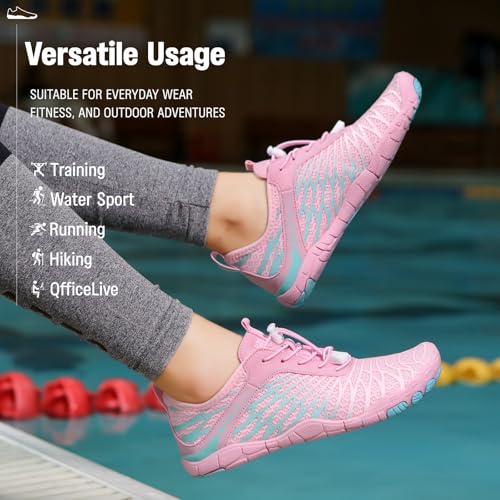 Image of Hiking Barefoot Shoes for Womens Mens, 2026 New Comfortable Healthy&Non-Slip Barefoot Vitality Shoes Women's Minimalist Athletic Footwear, Wide Toe Box Water Shoe for Women Men,Hiking Walking Daily Wear