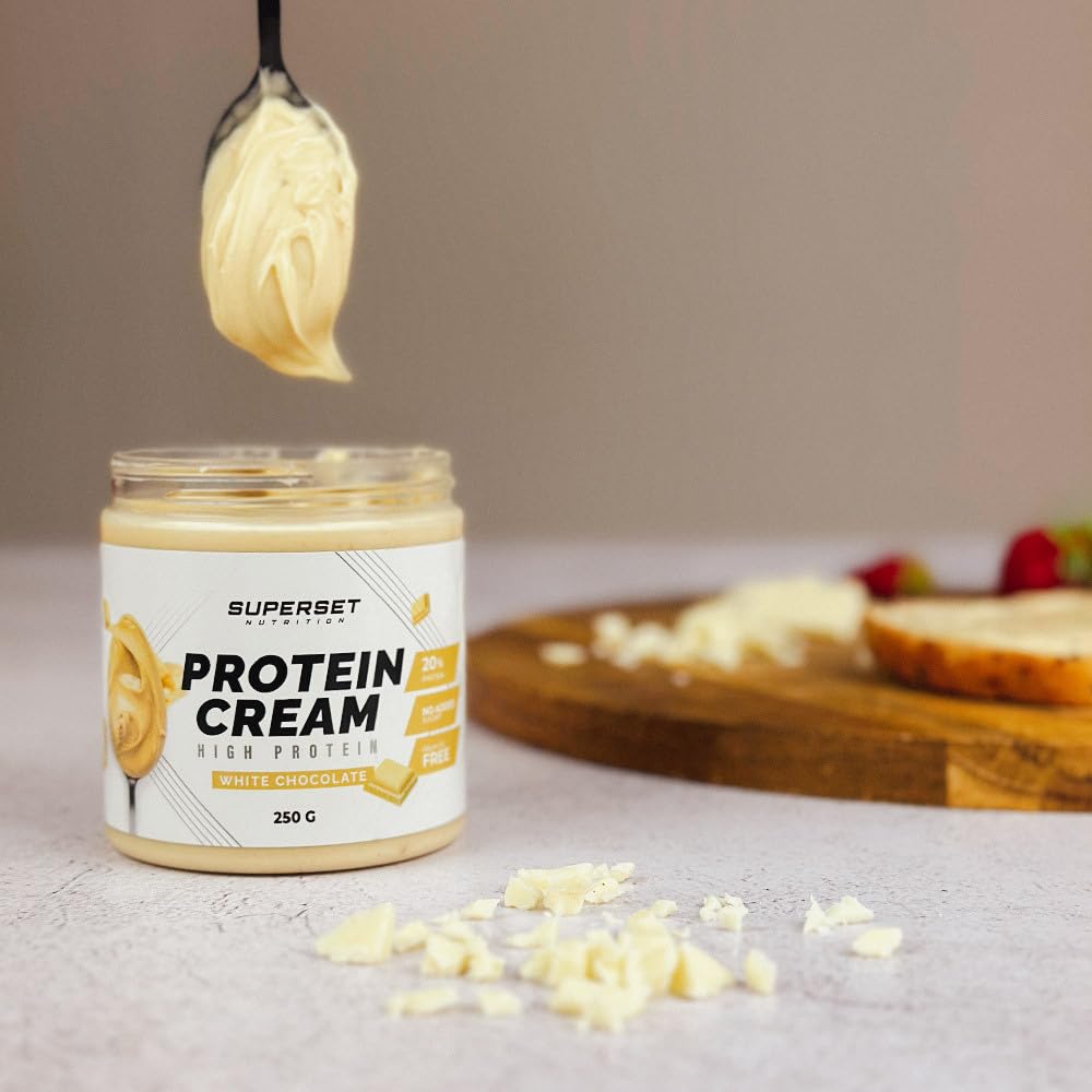 Superset Nutrition Protein Cream 250g Chocolate Blanco