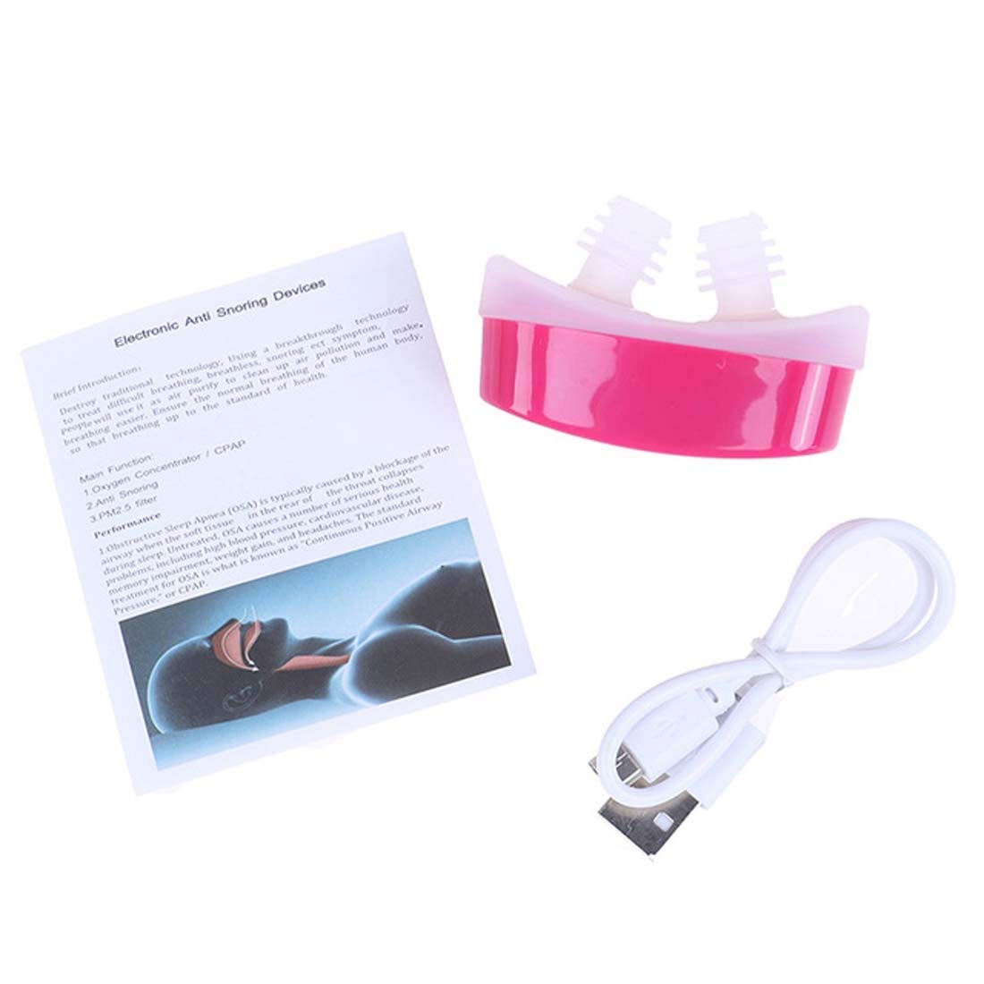 Yoperd Anti snoring Sleep Assist Filter, Electronic Update Device, Anti-snoring Nose Vent (Color : A)