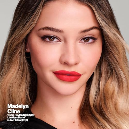 Image of REVLON Colorstay Limitless Matte Liquid Lipstick for woman, Waterproof, Long-Lasting, 100% Vegan, Lightweight, No-Budge Matte, Stir Me Up - (008)