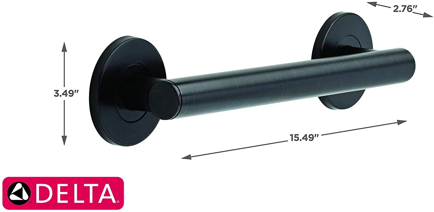 DELTA FAUCET 41812-SS - Asidero decorativo, metal, Venetian Bronze, 30,5 cm
