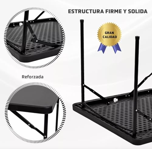 Lista de Mesa cuadrada plegable que puedes comprar esta semana. 9 Imagen adicional