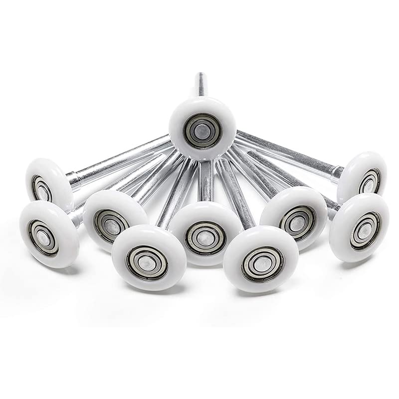 Spare Part for 10Pcs 2 Inch Garage Door Rolle Nylon Garage Door Wheels for Garage Track Replacement with Sealed 6200Zz Ball Bearing