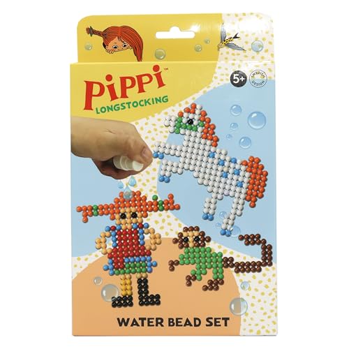 Pippi Chaussettes Longues Perles d'eau - Loisirs créatifs pour enfants avec perles et motifs classiques