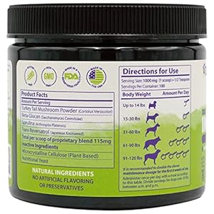   ZENAPET-Allergy-Immune-Support-Supplement-for-Dogs-Superfood-100-Human-Grade-with-Turkey-Tail-Mushroom-Prebiotics-for-Gut-Health-Itchy-Skin-Seasonal-Allergies-Yeast-for-Small-to-Large-Breeds