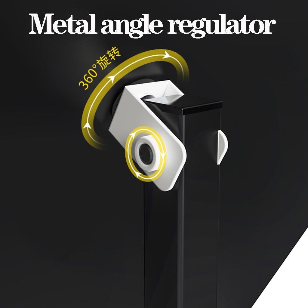 Soporte metálico para Carteles publicitarios, Ideal para anuncios comerciales. Soporte de Suelo Ajustable para Carteles, con Vista Vertical y Horizontal., Gold-A4