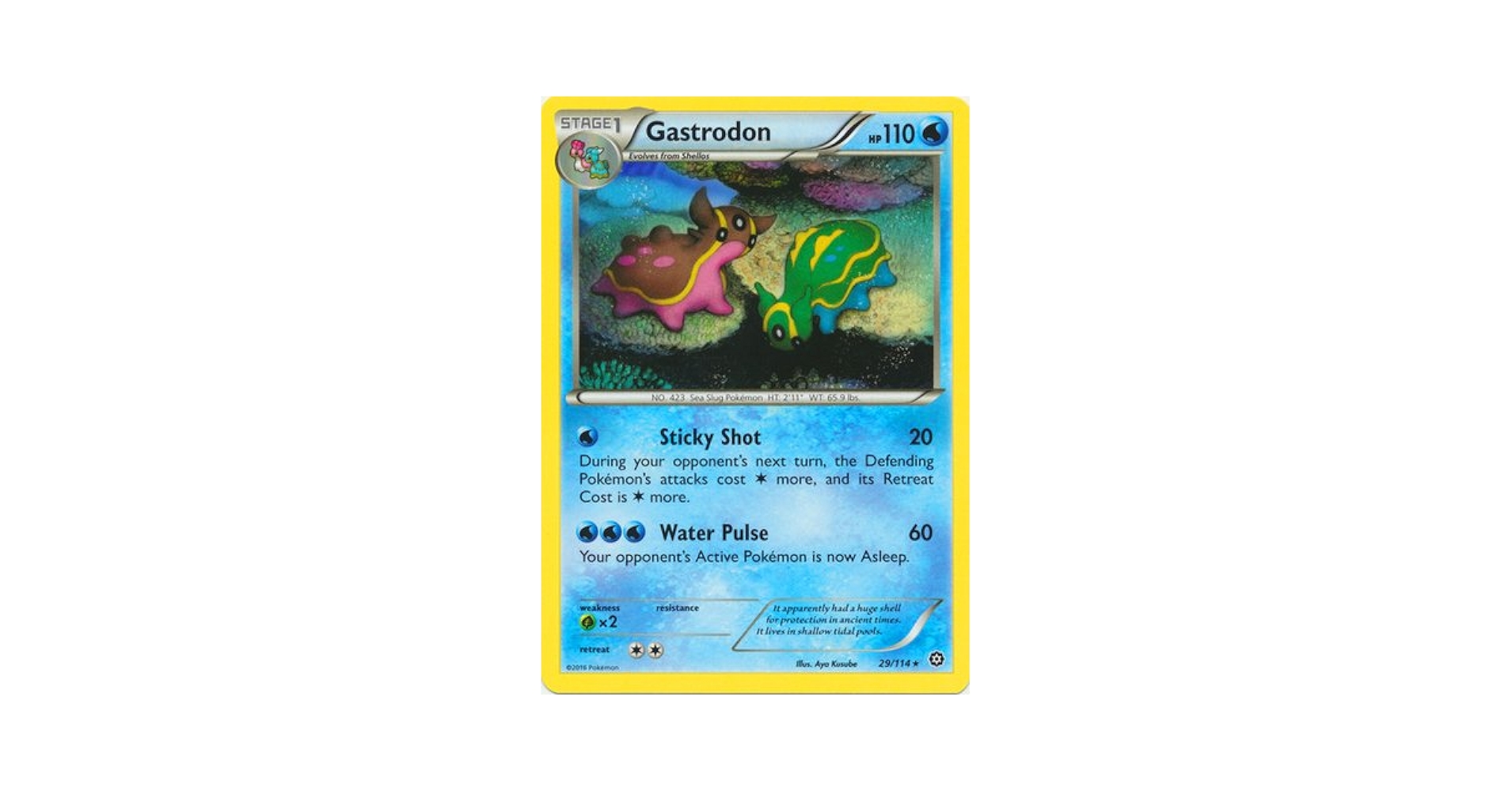 Amazon.com: Pokemon - Gastrodon (29/114) - XY Steam Siege