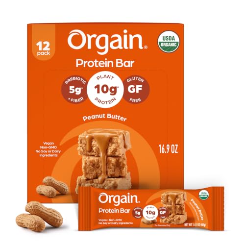 Orgain Organic Vegan Protein Snack Bars...