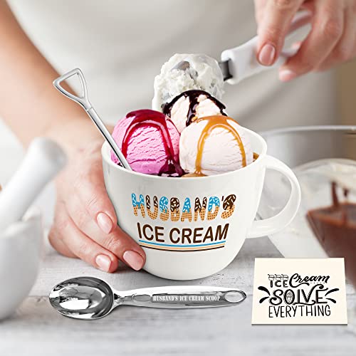Husbandgiftsvalentinesdaygiftsforhusbandbirthdaygiftvalentinesforhusbandfromwifehusbandicecreambowlwithscoopshovelspoonset  Urban Country Home Decor Husband gifts valentines day gifts for husband birthday gift valentines for husband from wife husband ice cream bowl with scoop shovel spoon set  urban country home decor