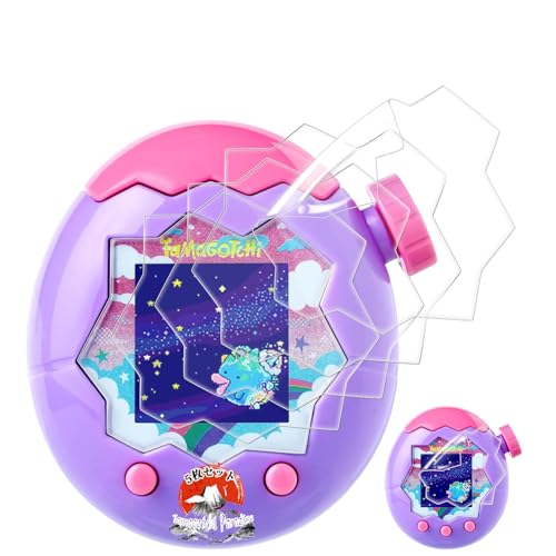 用 Tamagotchi Paradise(たまごっちパラダイス) 保護フィルム 【5枚セット】 用 Tamagotchi Paradise フィルム クリア 実機検証済 用 たまごっちパラダイス 液晶保護フィルム 耐衝撃 全面保護 高透過率 超薄型 自動吸着 気泡なし 抗菌 指纹·污垢防止 簡単貼り付けの画像