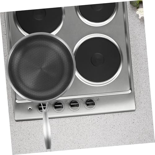 Wok de acero inoxidable antiadherente resistente y duradero miniatura 7